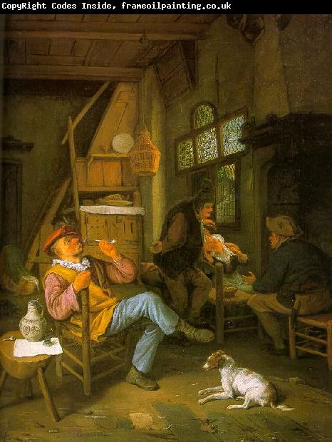 Cornelis Dusart Pipe Smoker